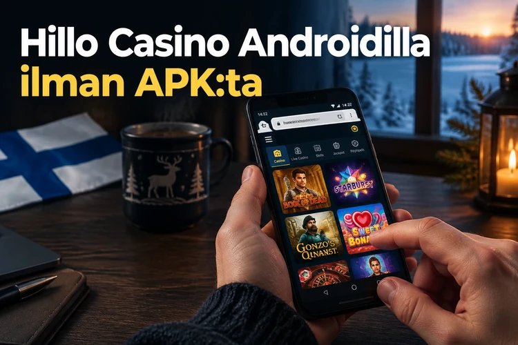 Hillo Casino Androidilla ilman APK:ta