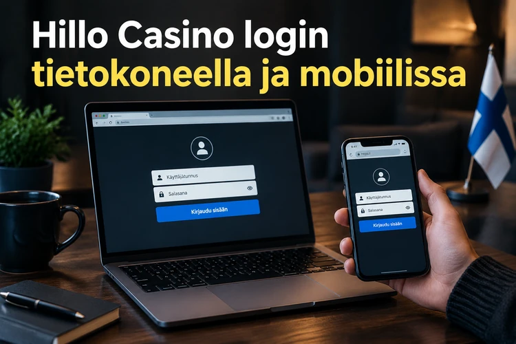 Mitä tarvitset Hillo Casinolle kirjautumiseen?